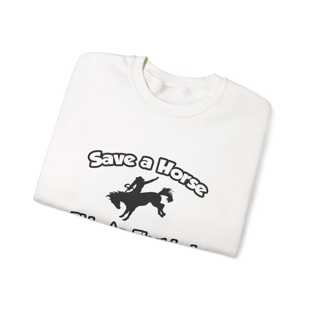 Save a Horse, Ride an Electrical Engineer - Unisex Heavy Blend™ Crewneck Sweatshirt