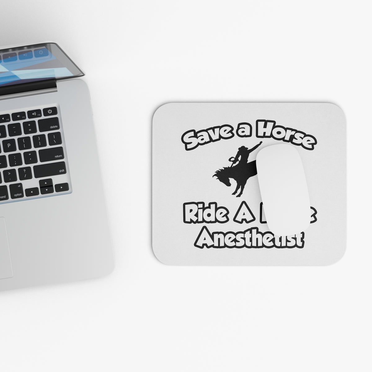 Save a Horse, Ride a Nurse Anesthetist - Mouse Pad (Rectangle)