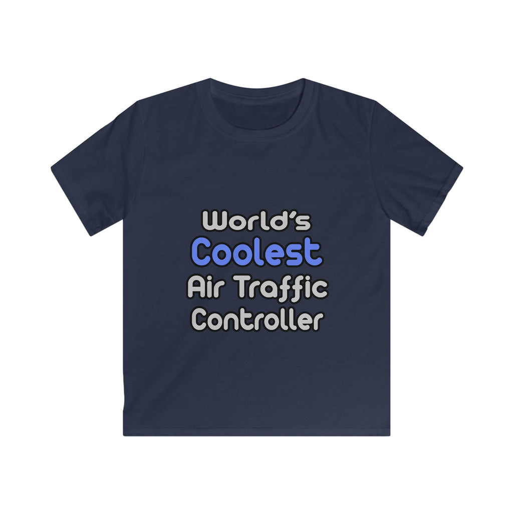 World's Coolest Air Traffic Controller - Kids Softstyle Tee