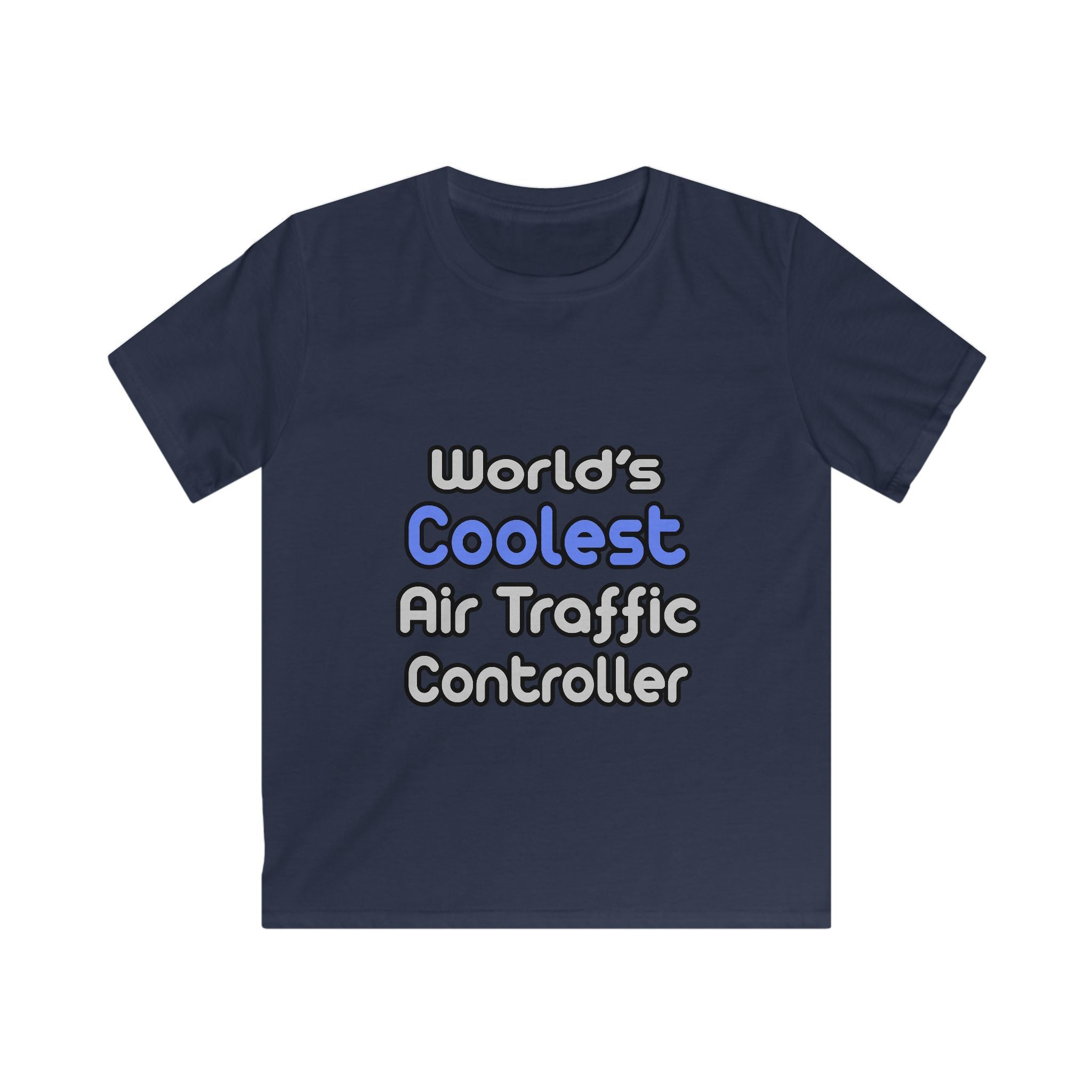 World's Coolest Air Traffic Controller - Kids Softstyle Tee