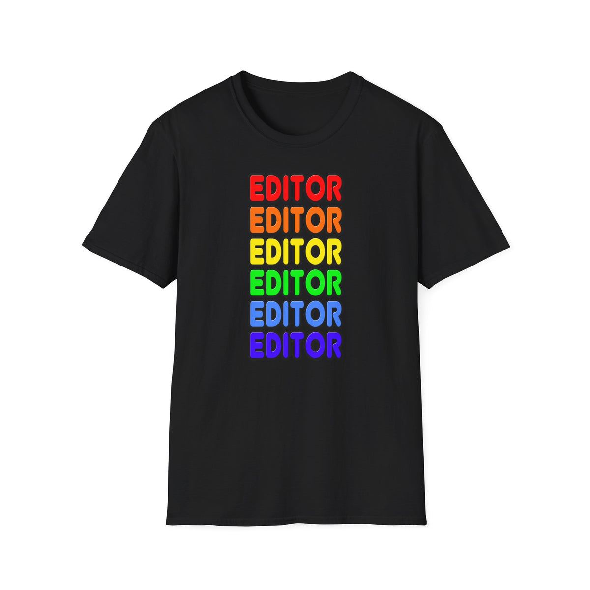 Rainbow Editor - Unisex Softstyle T-Shirt