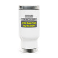 Nurse Anesthetists...Smarter - Stainless Steel Travel Mug with Handle, 14oz