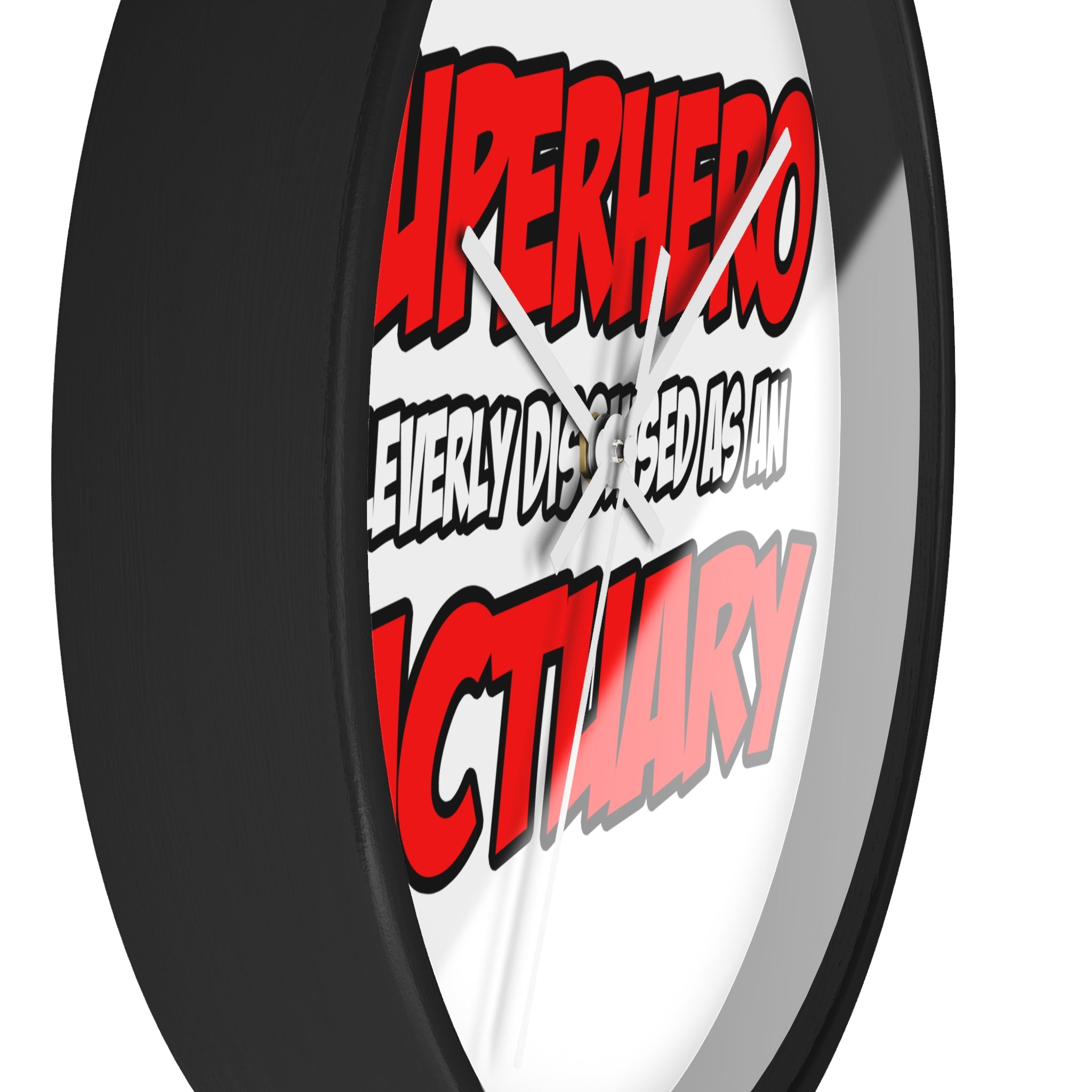 Superhero...Actuary - Wall Clock