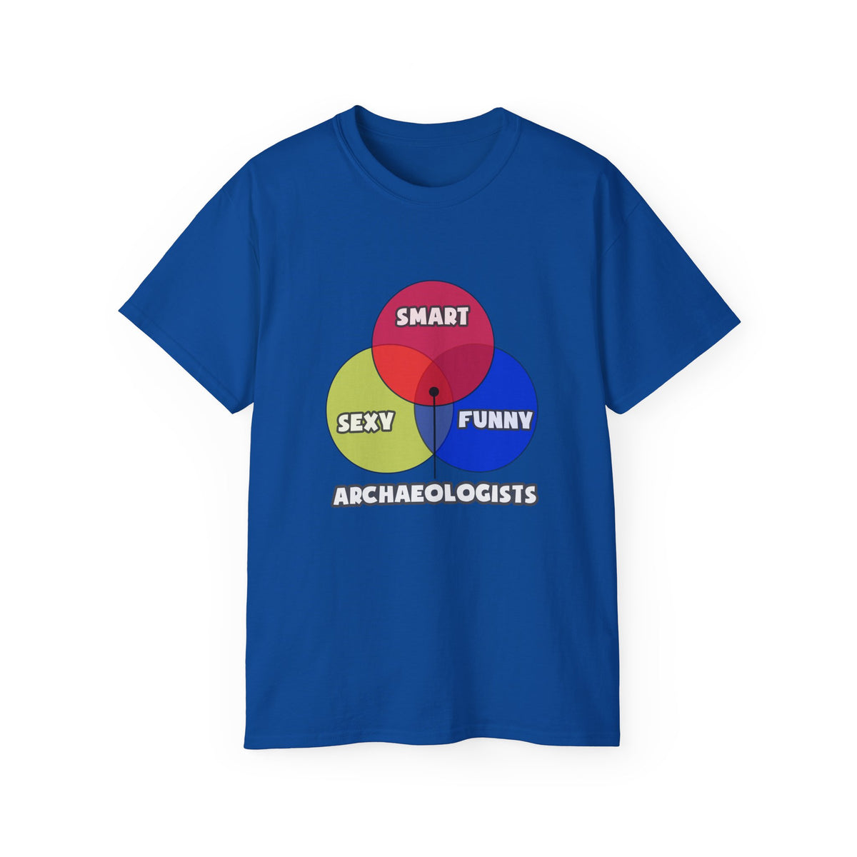 Venn Diagram .. Archaeologists - Unisex Ultra Cotton Tee