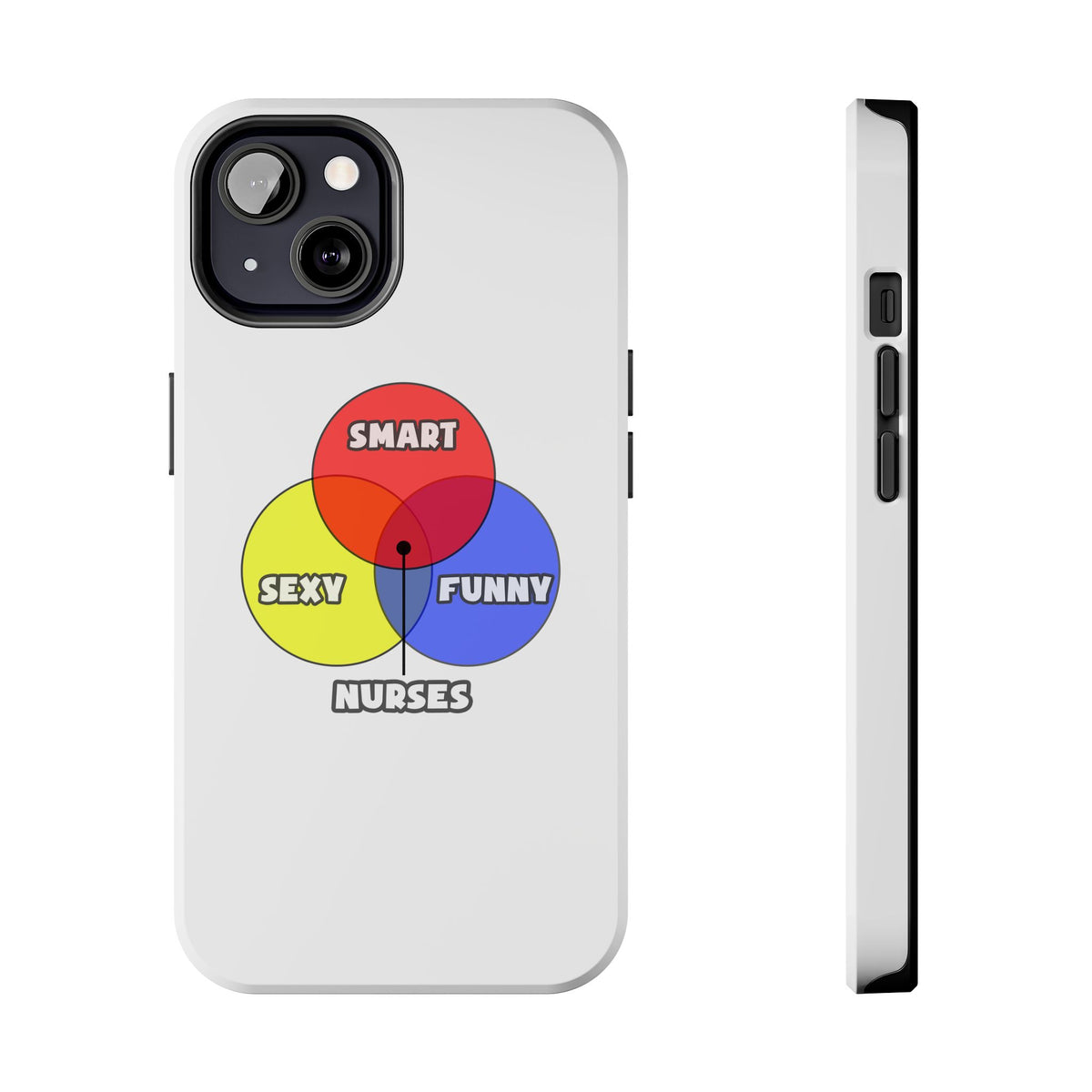 Venn Diagram .. Nurses - Tough Phone Cases