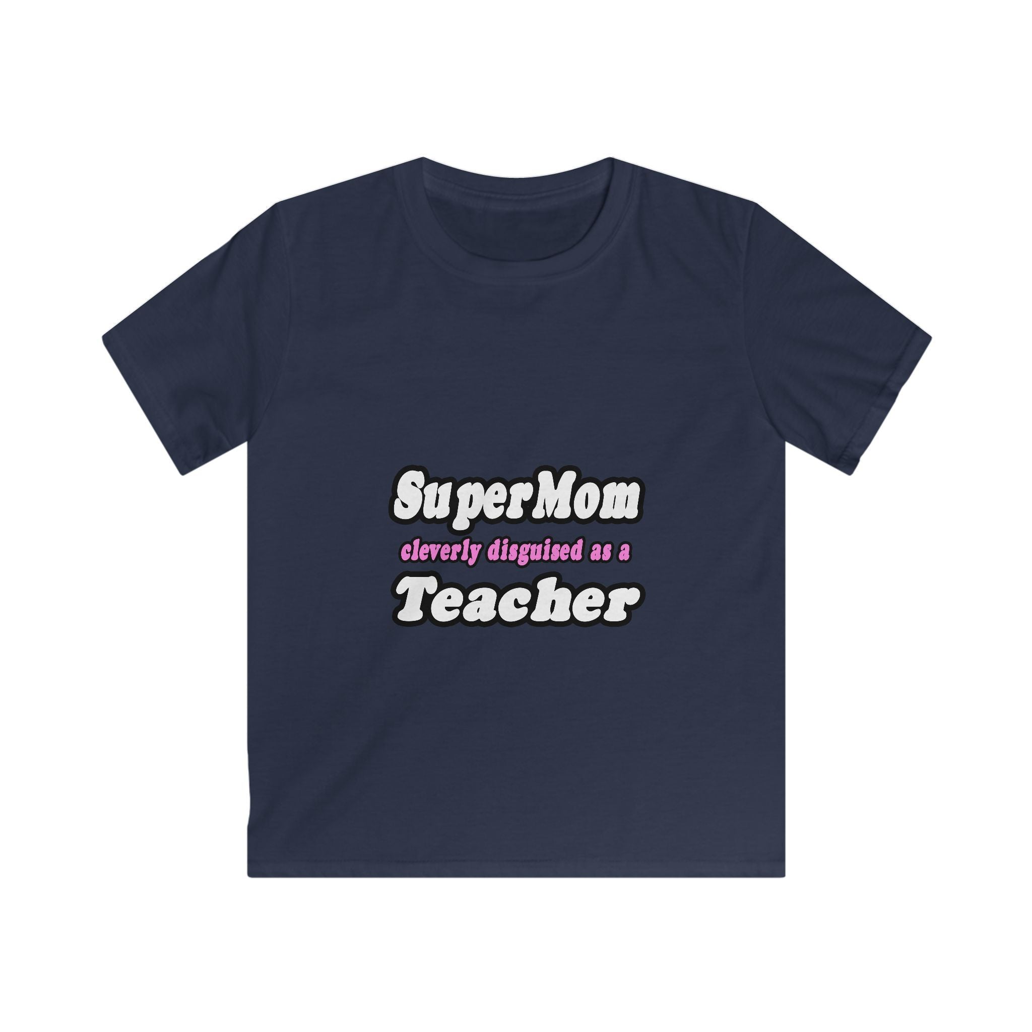 supermom teacher - Kids Softstyle Tee