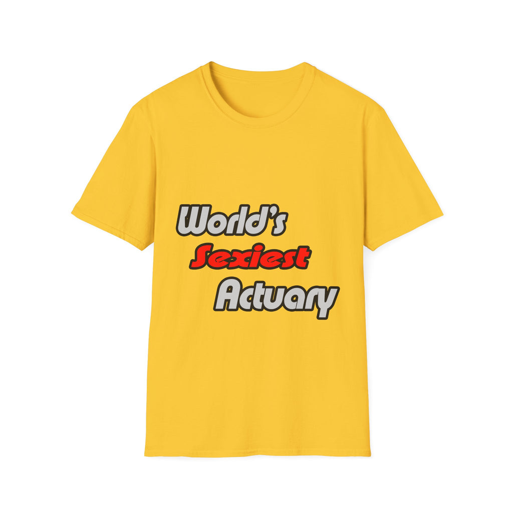 World's Sexiest Actuary - Unisex Softstyle T-Shirt