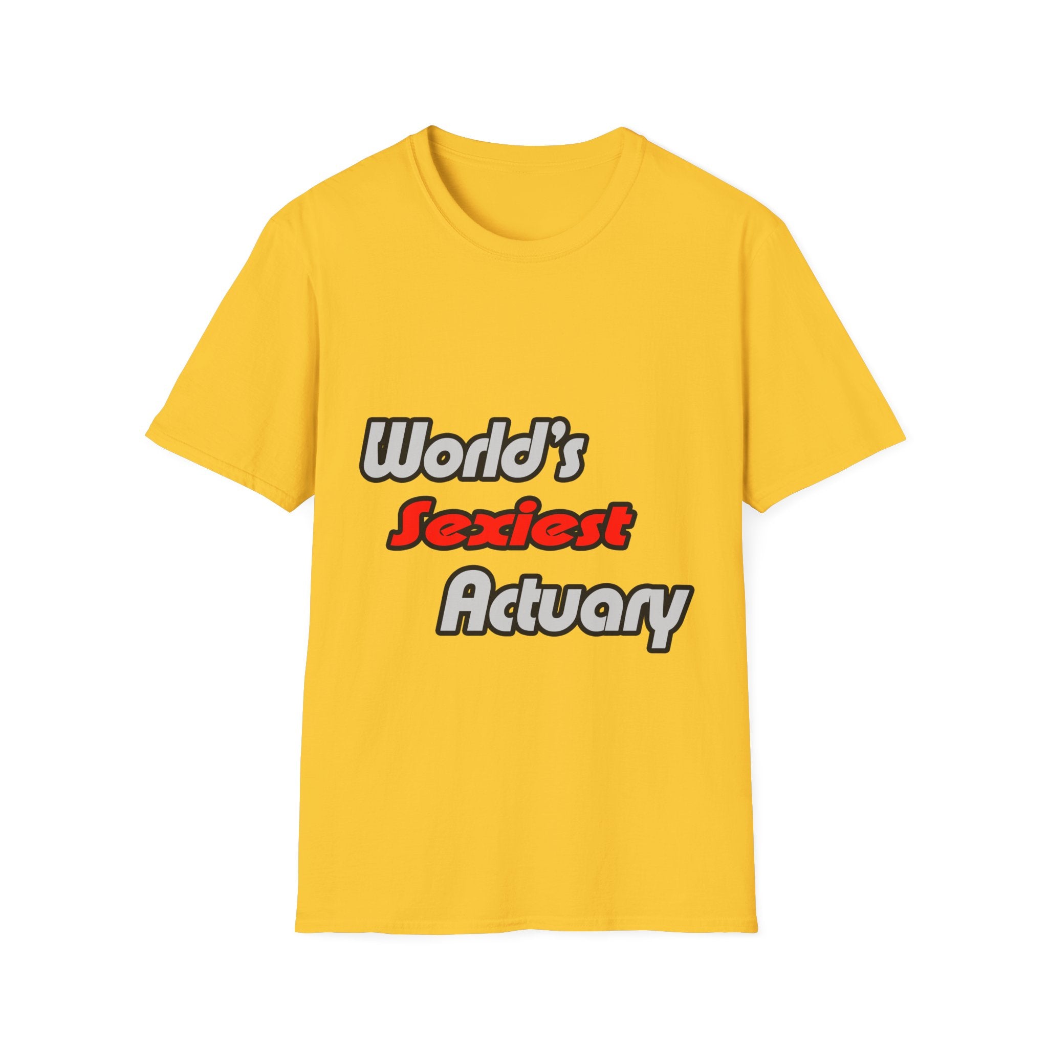 World's Sexiest Actuary - Unisex Softstyle T-Shirt