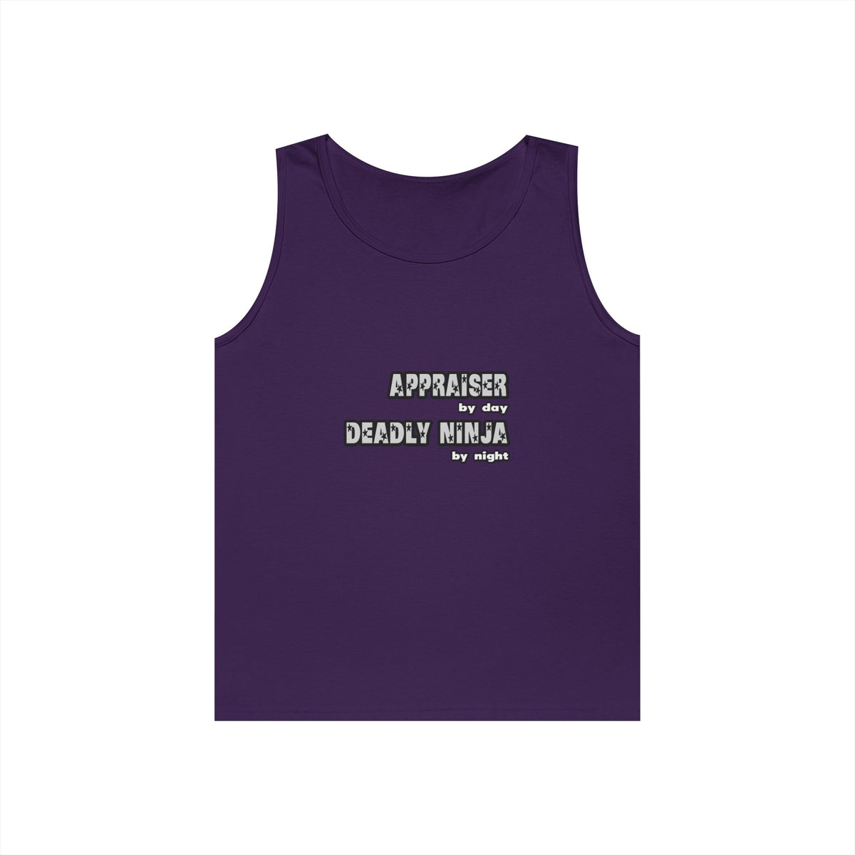 Appraiser By Day...Deadly Ninja By Night - Unisex Heavy Cotton Tank Top