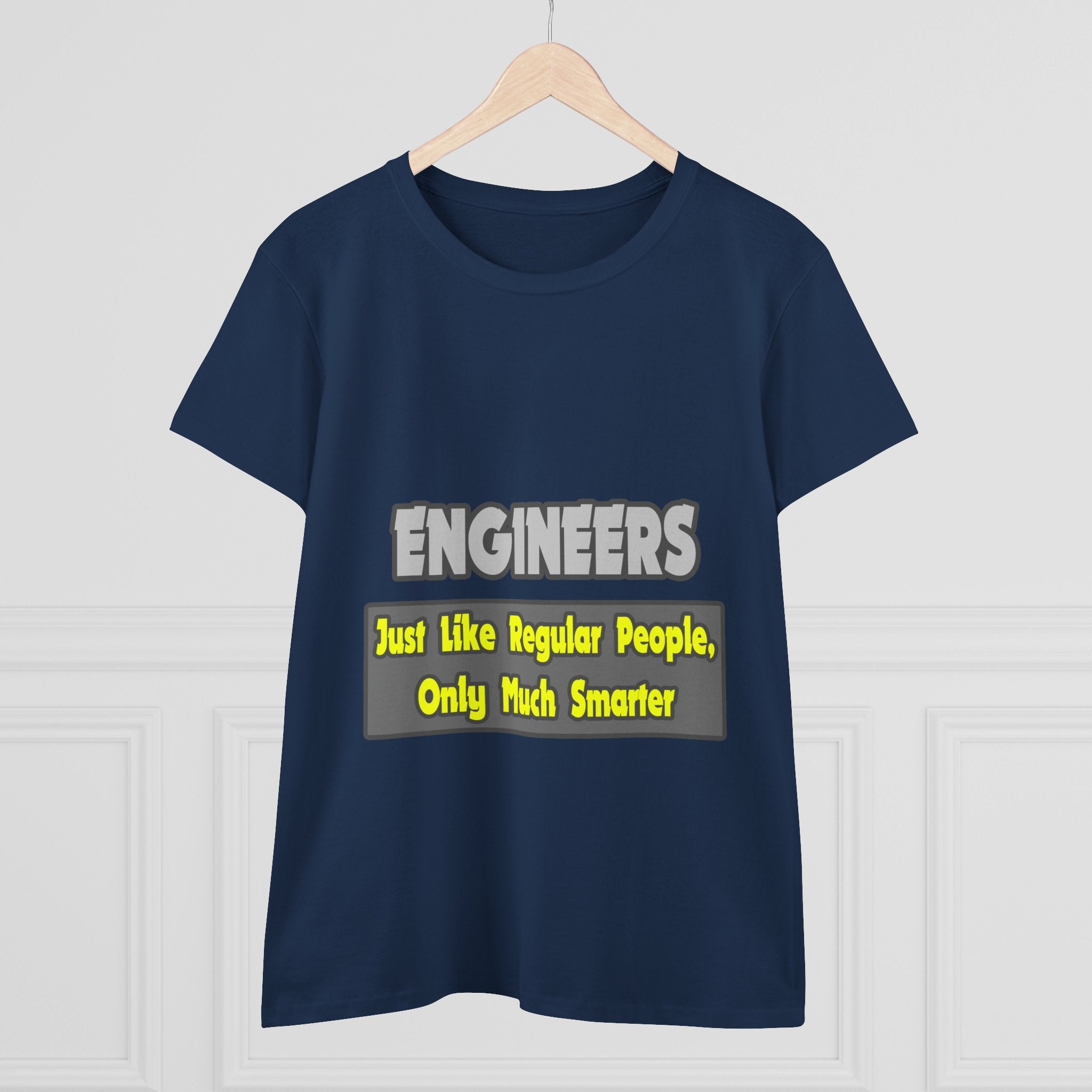 Engineers...Smarter - Women's Midweight Cotton Tee