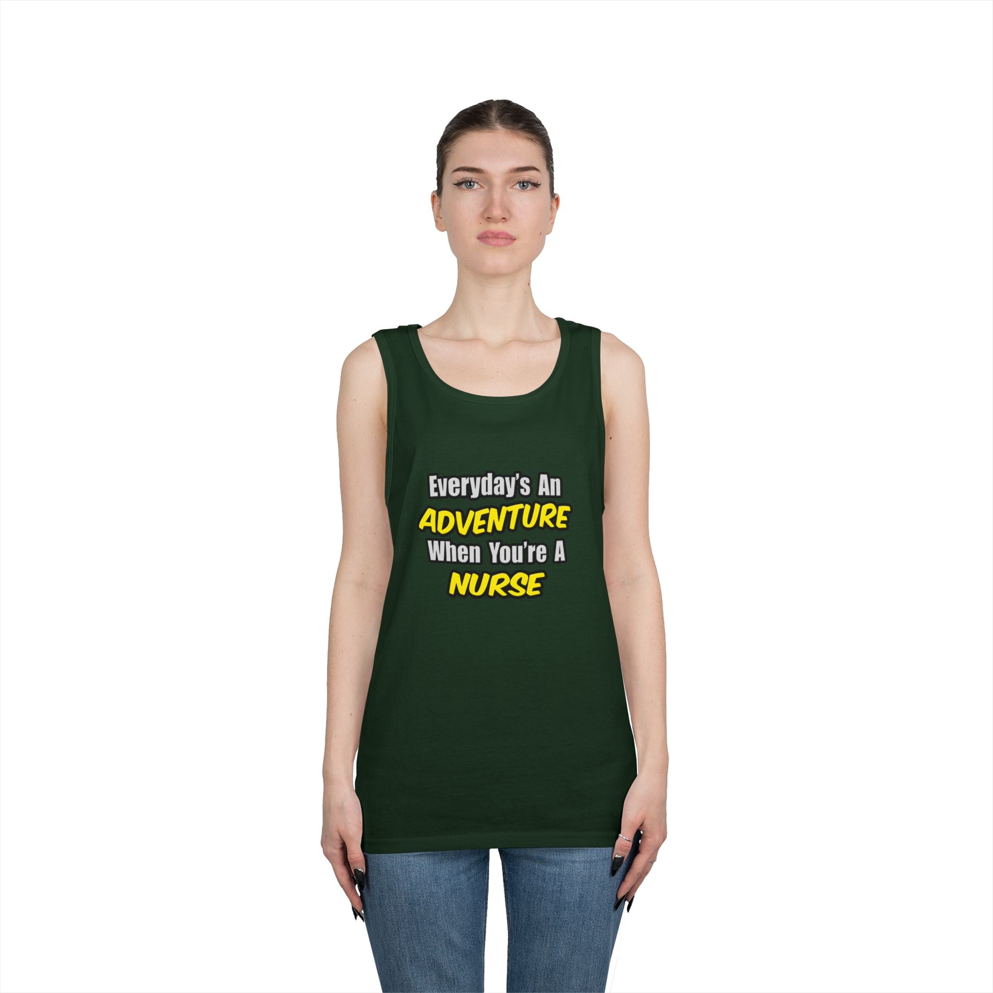 Everyday's An Adventure...Nurse - Unisex Heavy Cotton Tank Top
