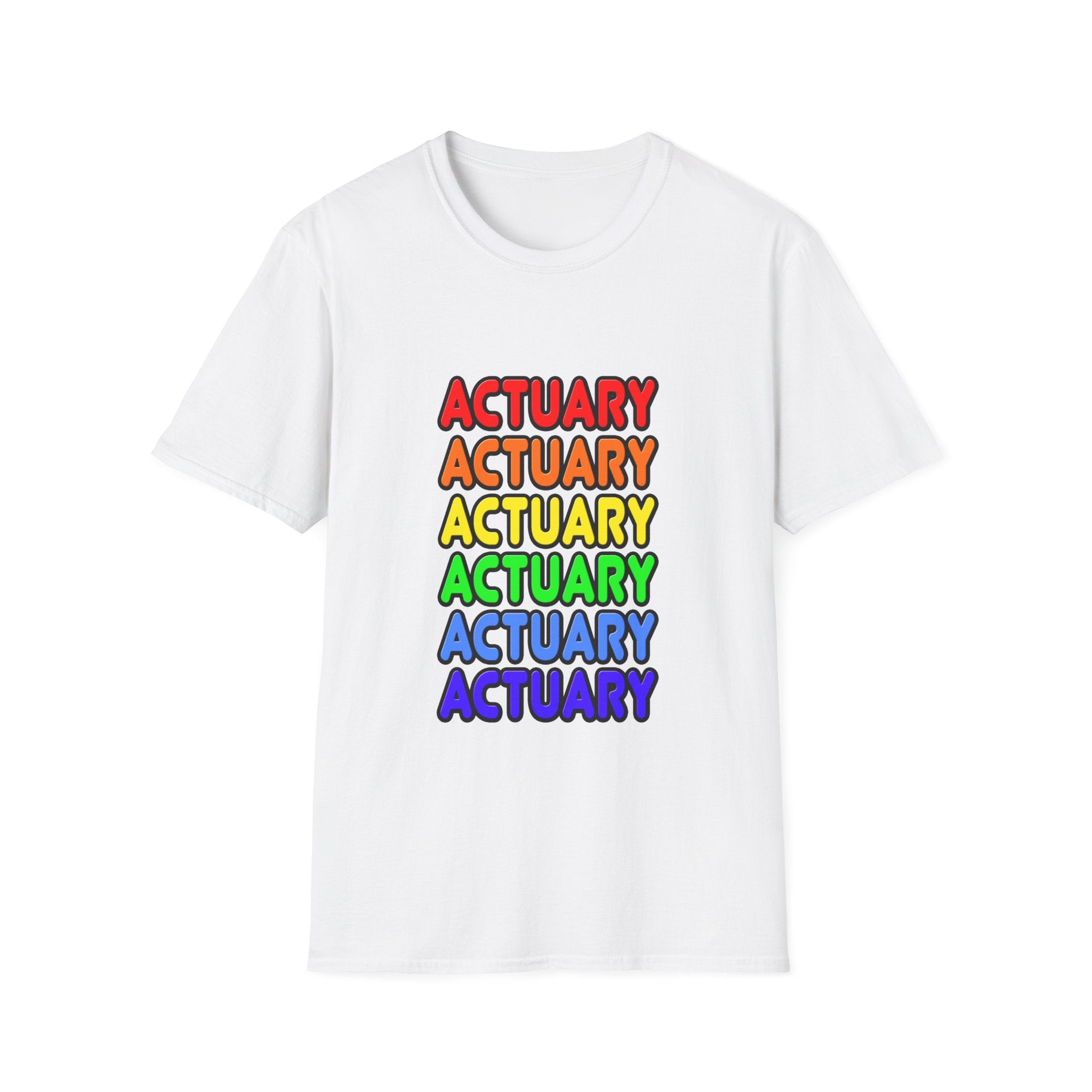 Rainbow Actuary - Unisex Softstyle T-Shirt
