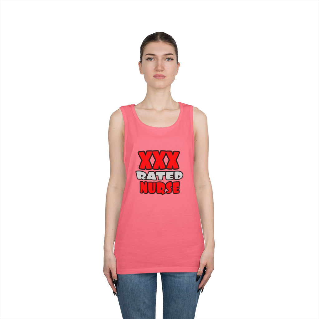 XXX Rated Nurse - Unisex Heavy Cotton Tank Top