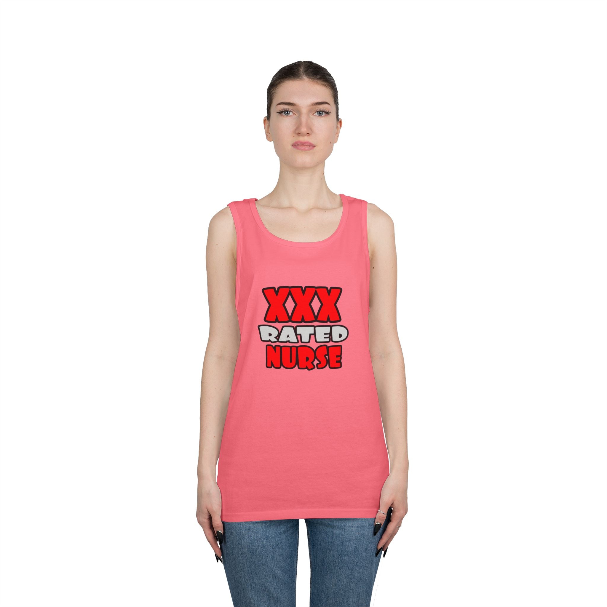 XXX Rated Nurse - Unisex Heavy Cotton Tank Top