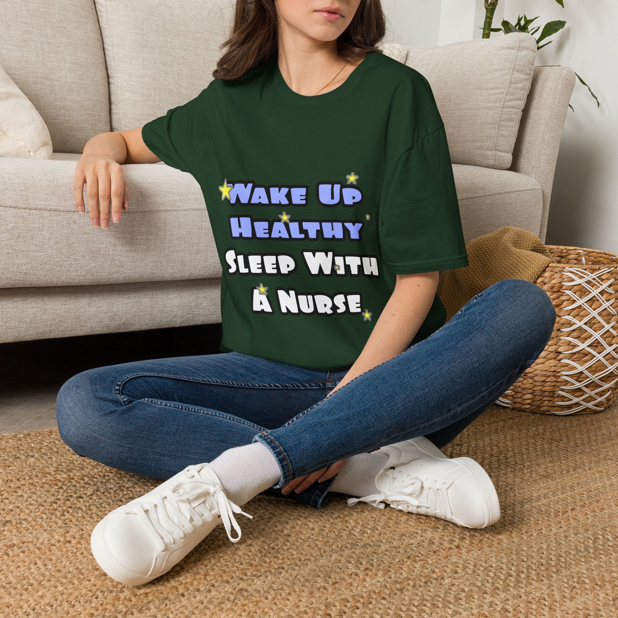 Wake Up Healthy...Sleep With a Nurse - Unisex Softstyle T-Shirt