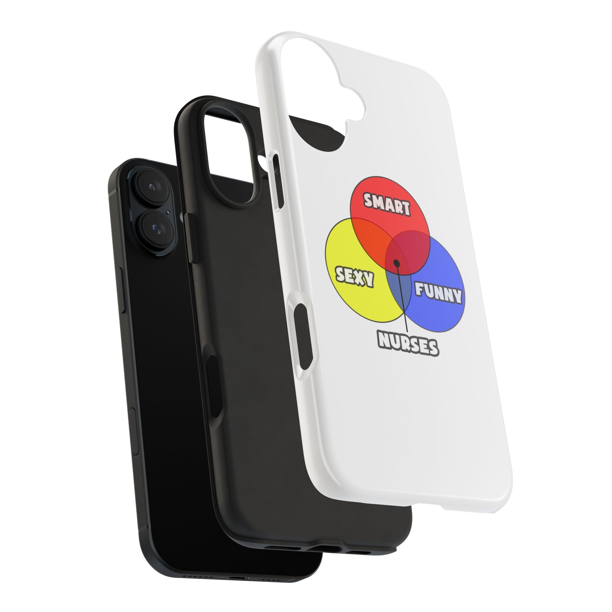 Venn Diagram .. Nurses - Tough Phone Cases