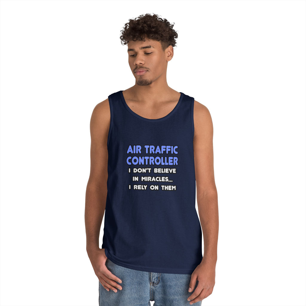 Miracles and Air Traffic Controllers - Unisex Heavy Cotton Tank Top