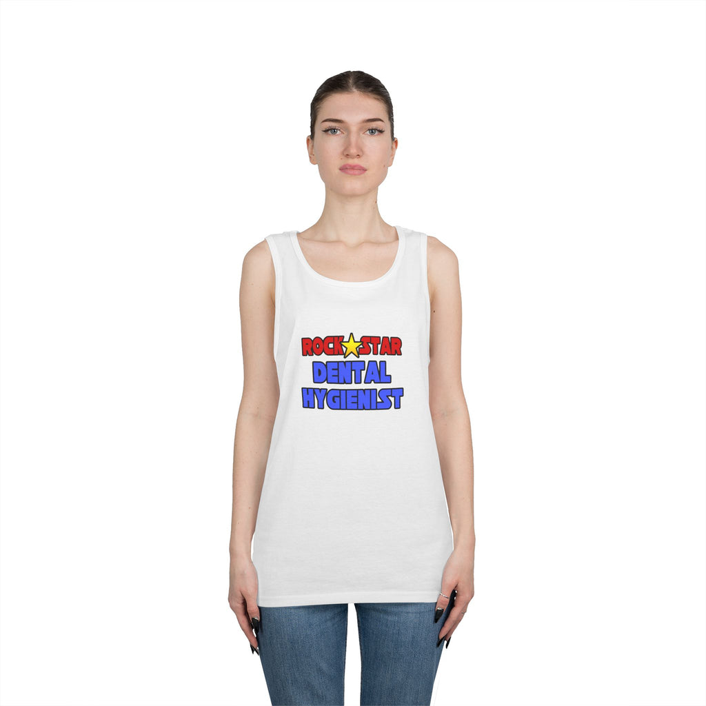 Rock Star Dental Hygienist - Unisex Heavy Cotton Tank Top