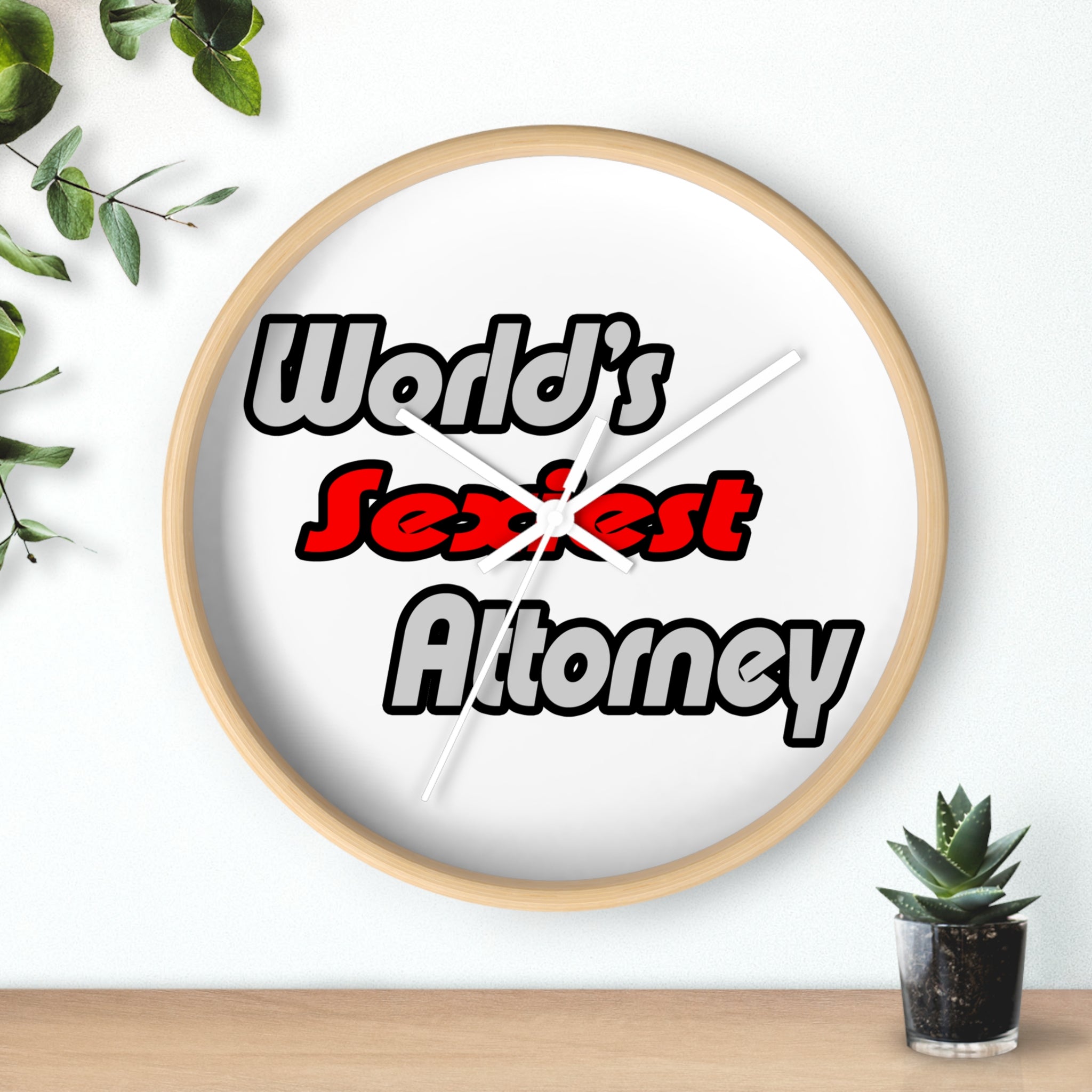 World's Sexiest Attorney - Wall Clock