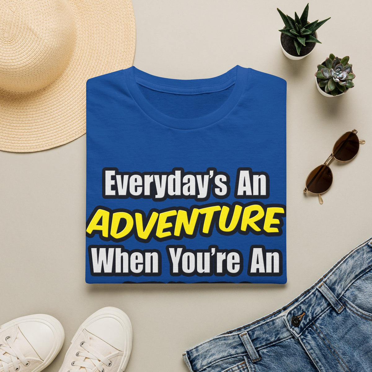Everyday's An Adventure .. Athletic Trainer - Unisex Softstyle T-Shirt