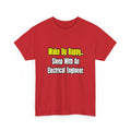 Sleep With An Electrical Engineer - Unisex Heavy Cotton Tee
