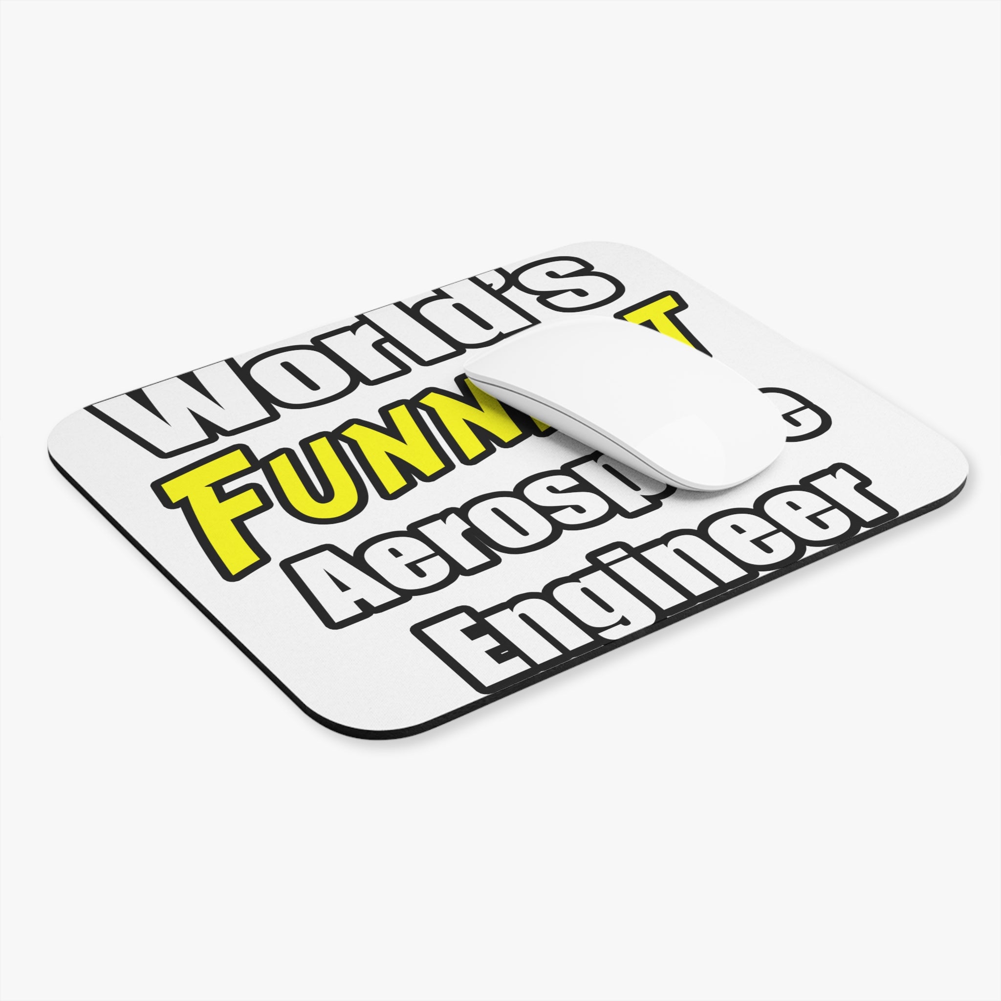 World's Funniest Aerospace Engineer - Mouse Pad (Rectangle)