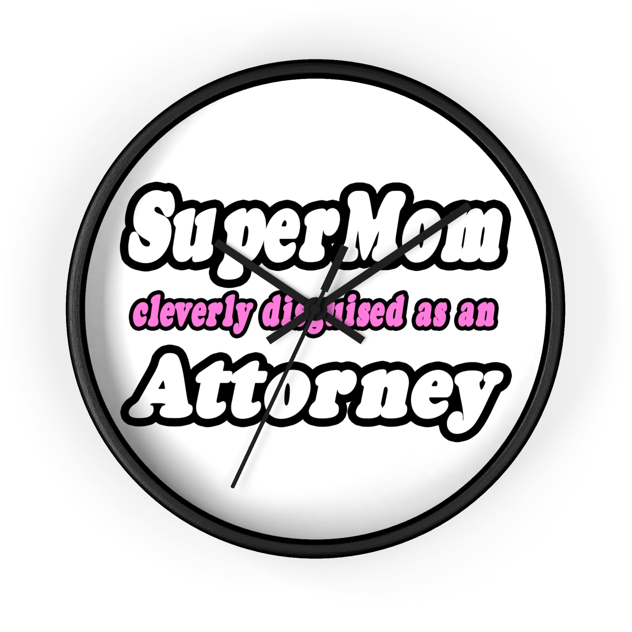 SuperMom Attorney - Wall Clock