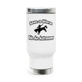 Save a Horse, Ride an Astronomer - Stainless Steel Travel Mug with Handle, 14oz