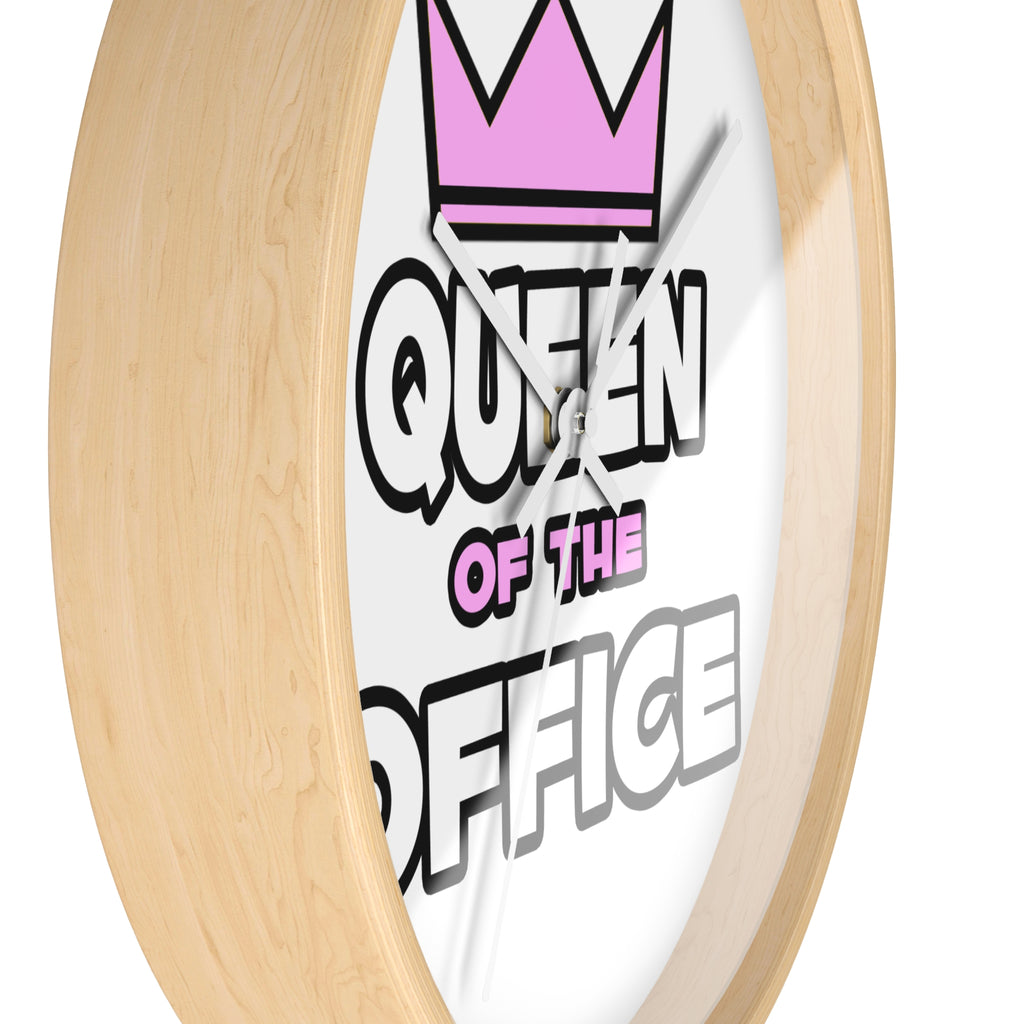 Queen of the Office - Wall Clock