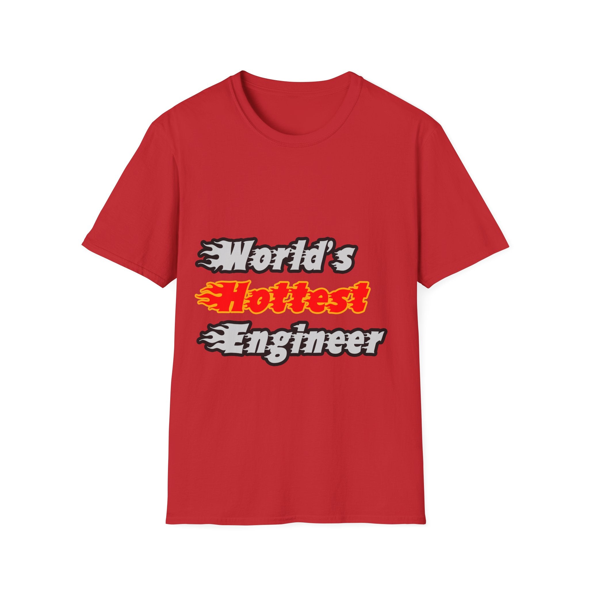 World's Hottest Engineer - Unisex Softstyle T-Shirt