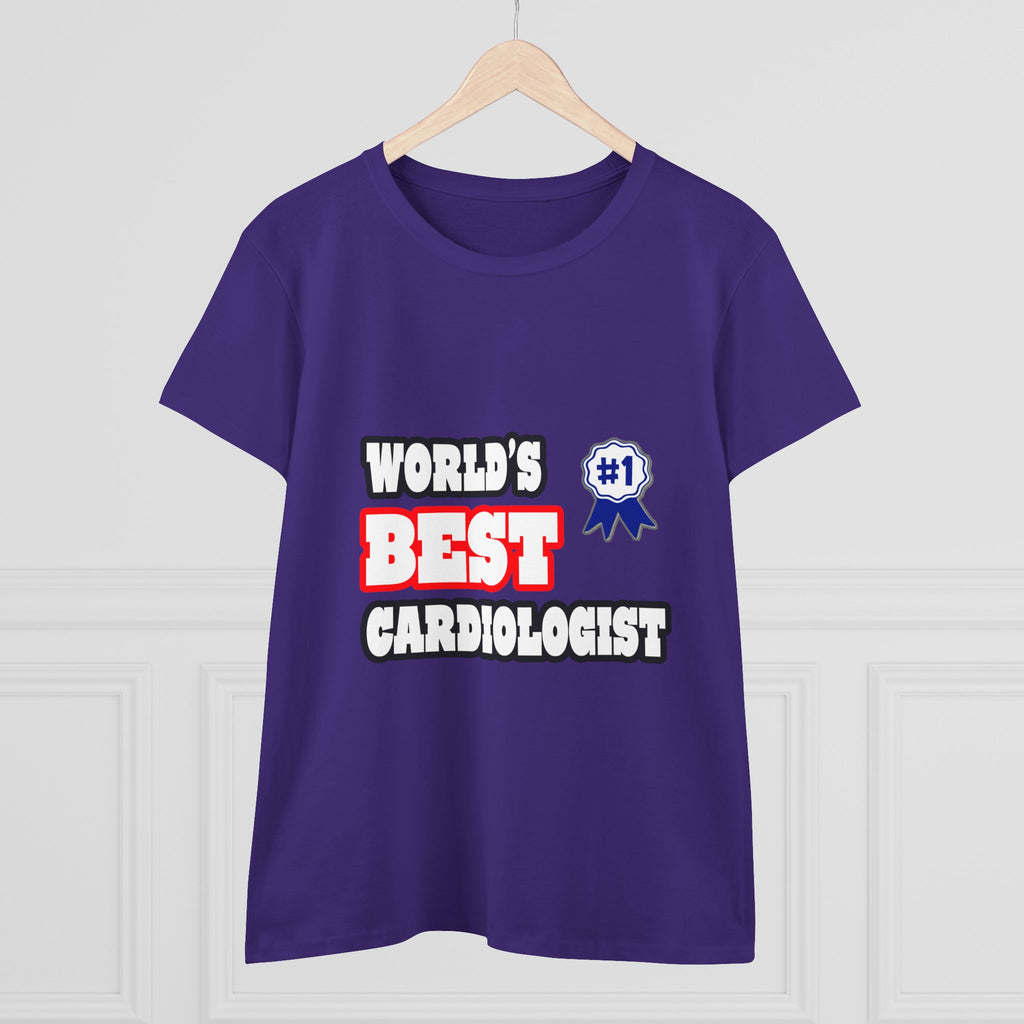 World's Best Cardiologist - Women's Midweight Cotton Tee
