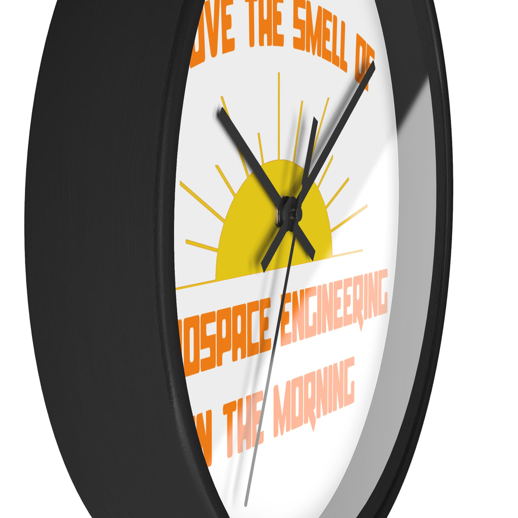 Smell of Aerospace Engineering in the Morning - Wall Clock