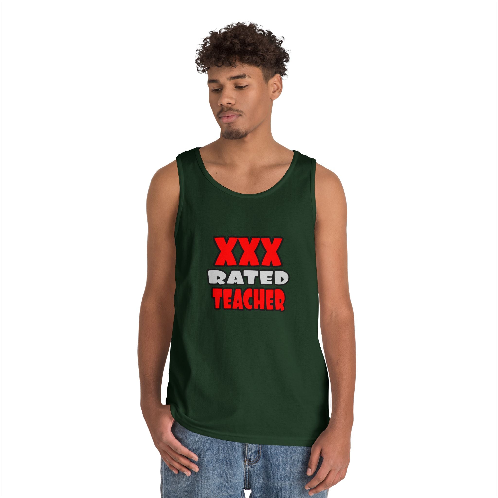 XXX Rated Teacher - Unisex Heavy Cotton Tank Top
