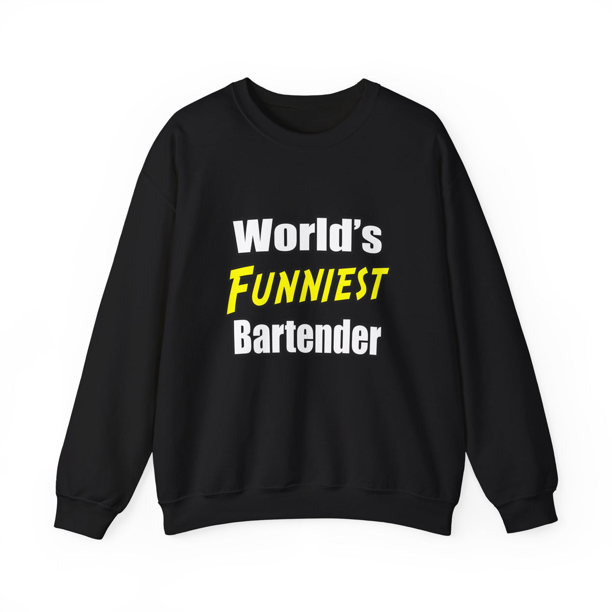 World's Funniest Bartender - Unisex Heavy Blend™ Crewneck Sweatshirt