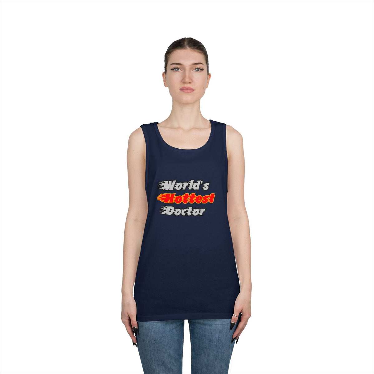 World's Hottest Doctor - Unisex Heavy Cotton Tank Top