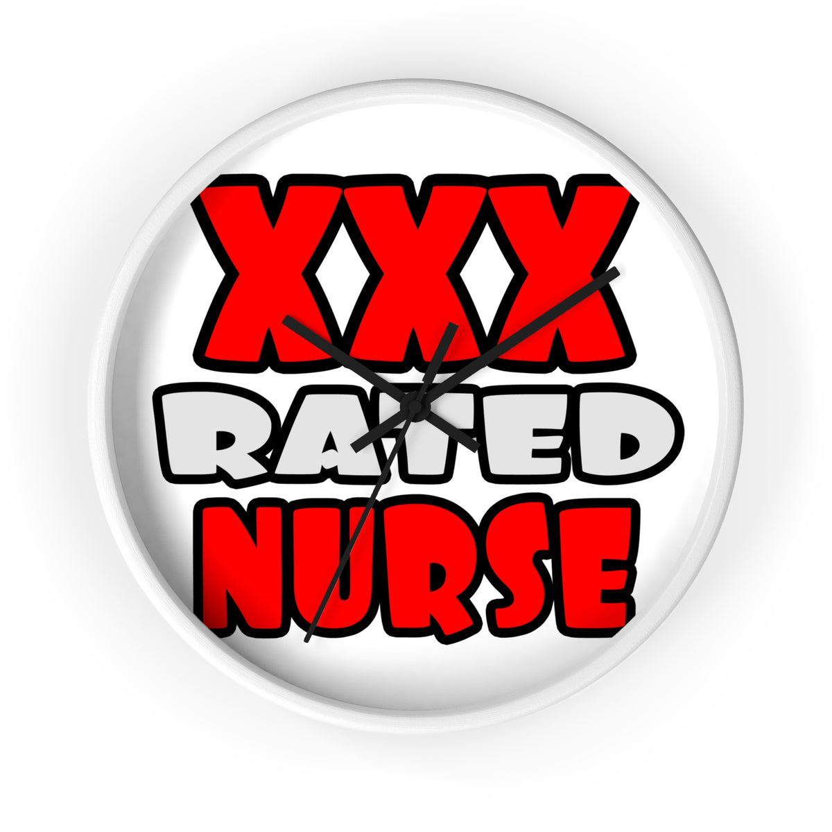 XXX Rated Nurse - Wall Clock
