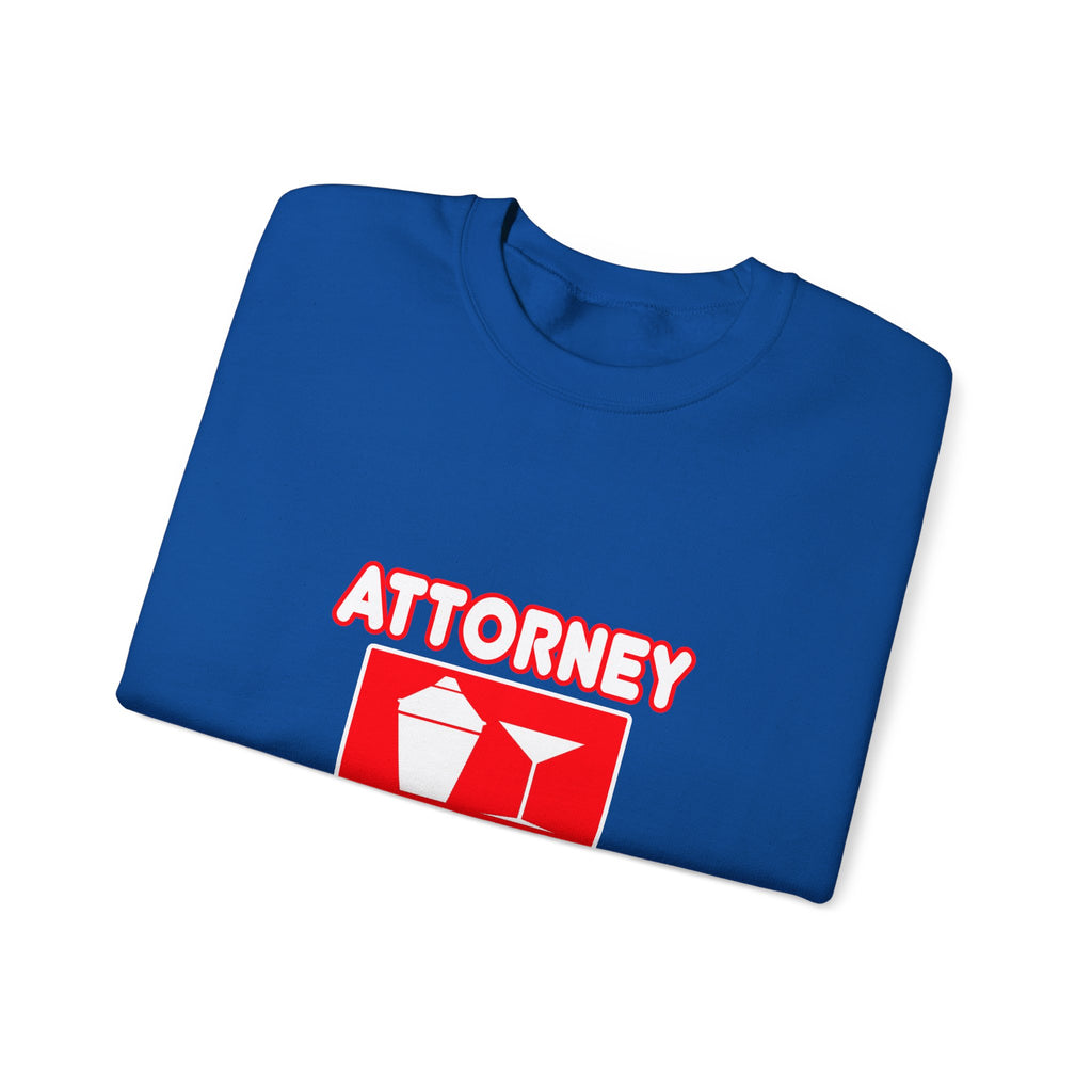 Attorney...Will Work For Cocktails - Unisex Heavy Blend™ Crewneck Sweatshirt
