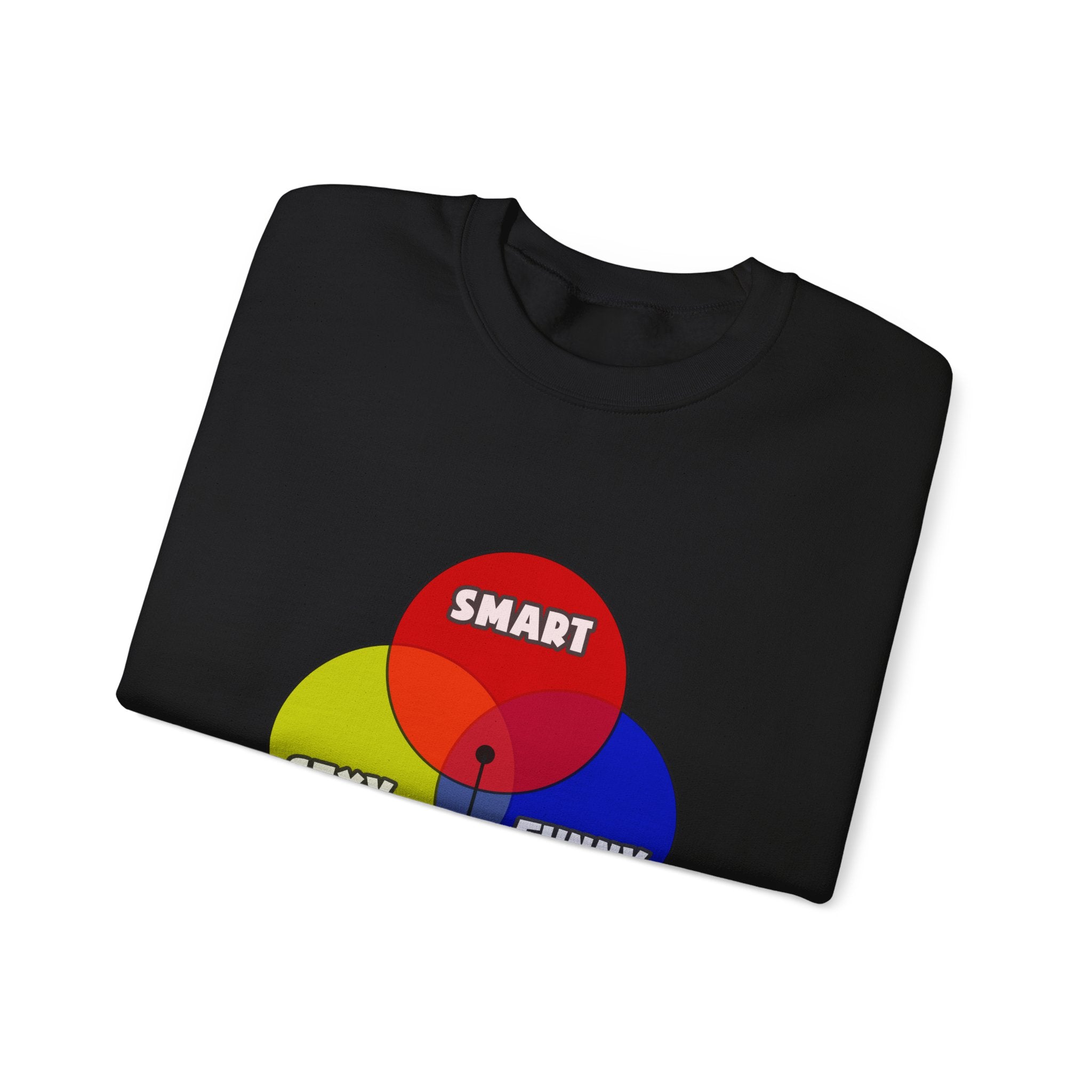Venn Diagram .. Anesthesiologist Assistants - Unisex Heavy Blend™ Crewneck Sweatshirt