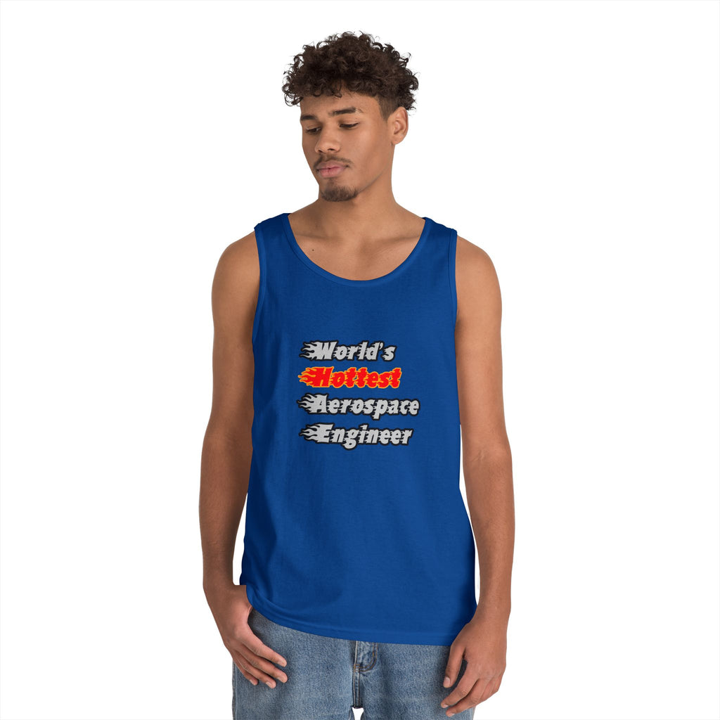 World's Hottest Aerospace Engineer - Unisex Heavy Cotton Tank Top