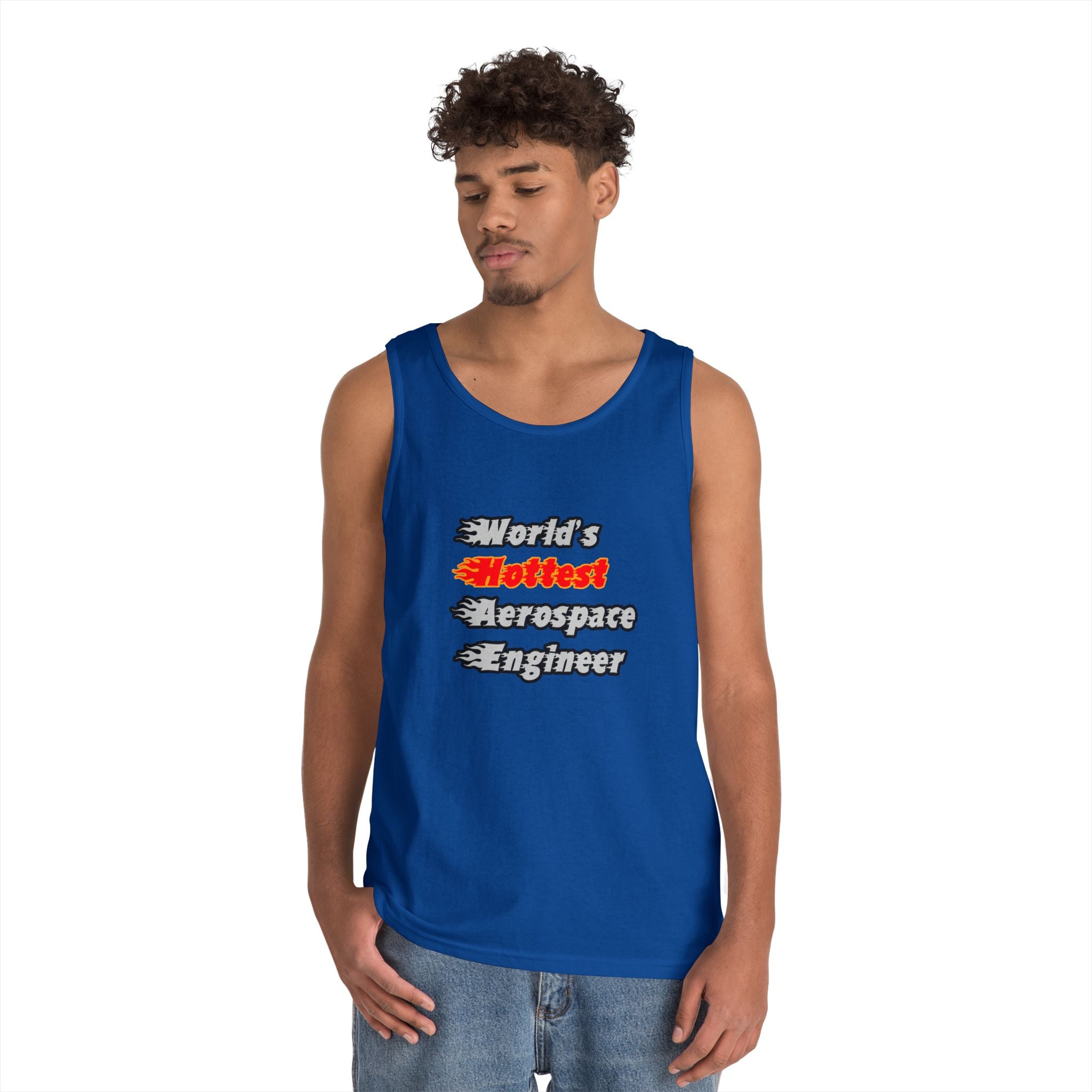 World's Hottest Aerospace Engineer - Unisex Heavy Cotton Tank Top