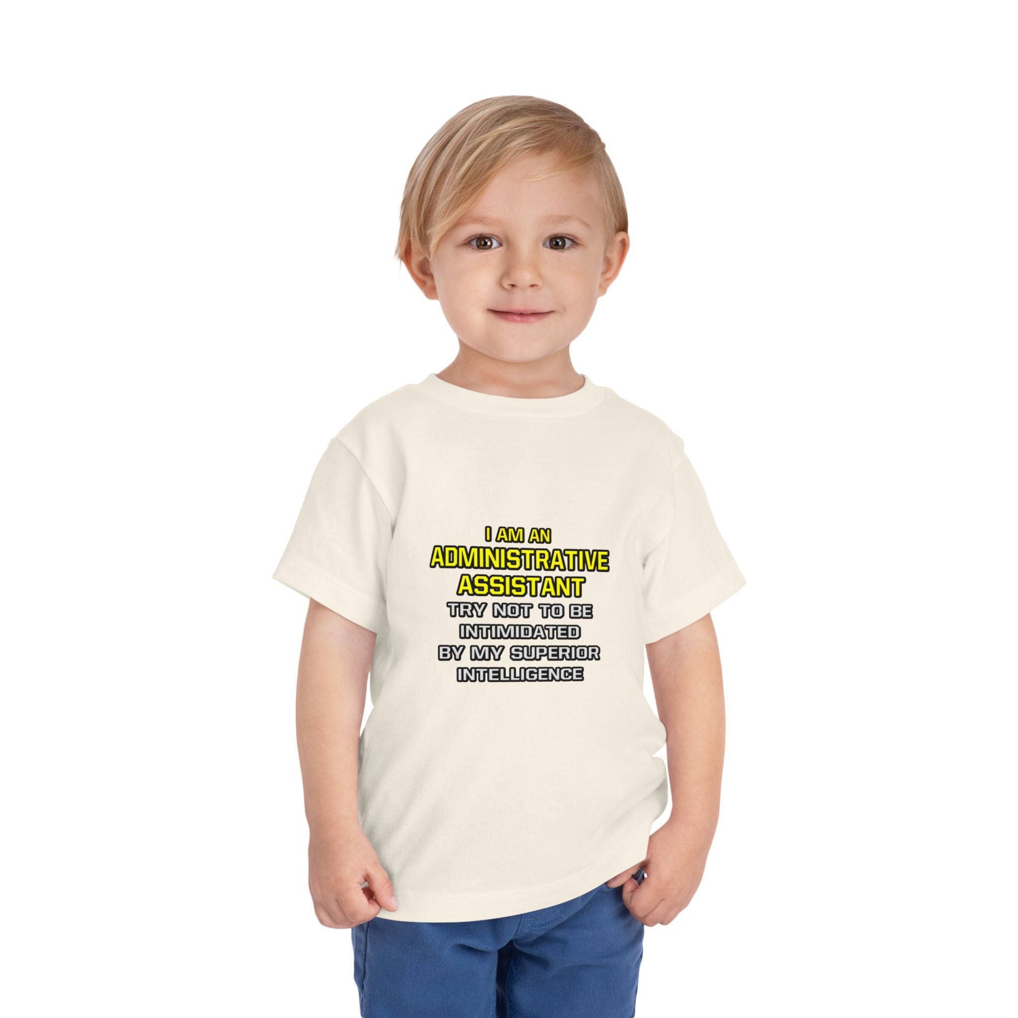 Administrative Assistant...Superior Intelligence - Toddler Short Sleeve Tee
