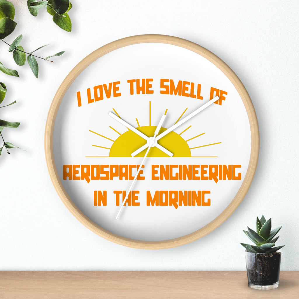 Smell of Aerospace Engineering in the Morning - Wall Clock