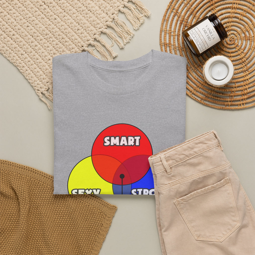 Venn Diagram .. Cardiovascular Technologists - Unisex Heavy Cotton Tee