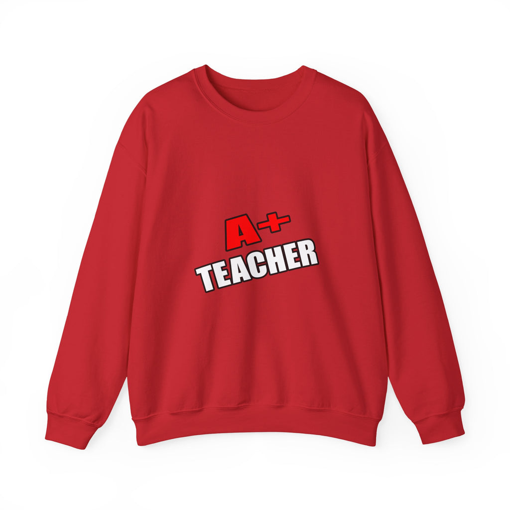 a plus teacher - Unisex Heavy Blend™ Crewneck Sweatshirt