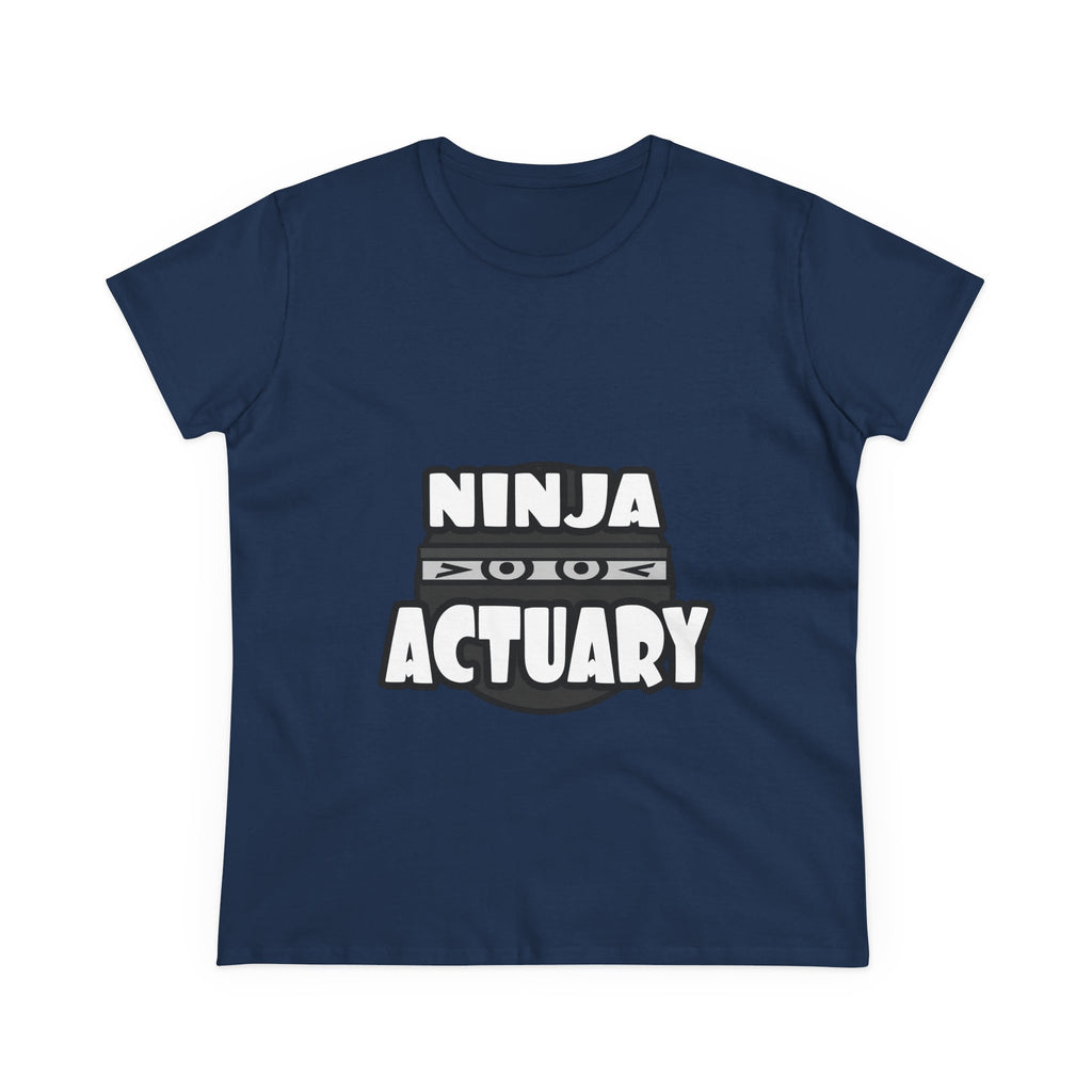 Ninja Actuary - Women's Midweight Cotton Tee