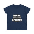 Ninja Actuary - Women's Midweight Cotton Tee