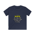 Nurse Joke .. Drink for a Living - Kids Softstyle Tee