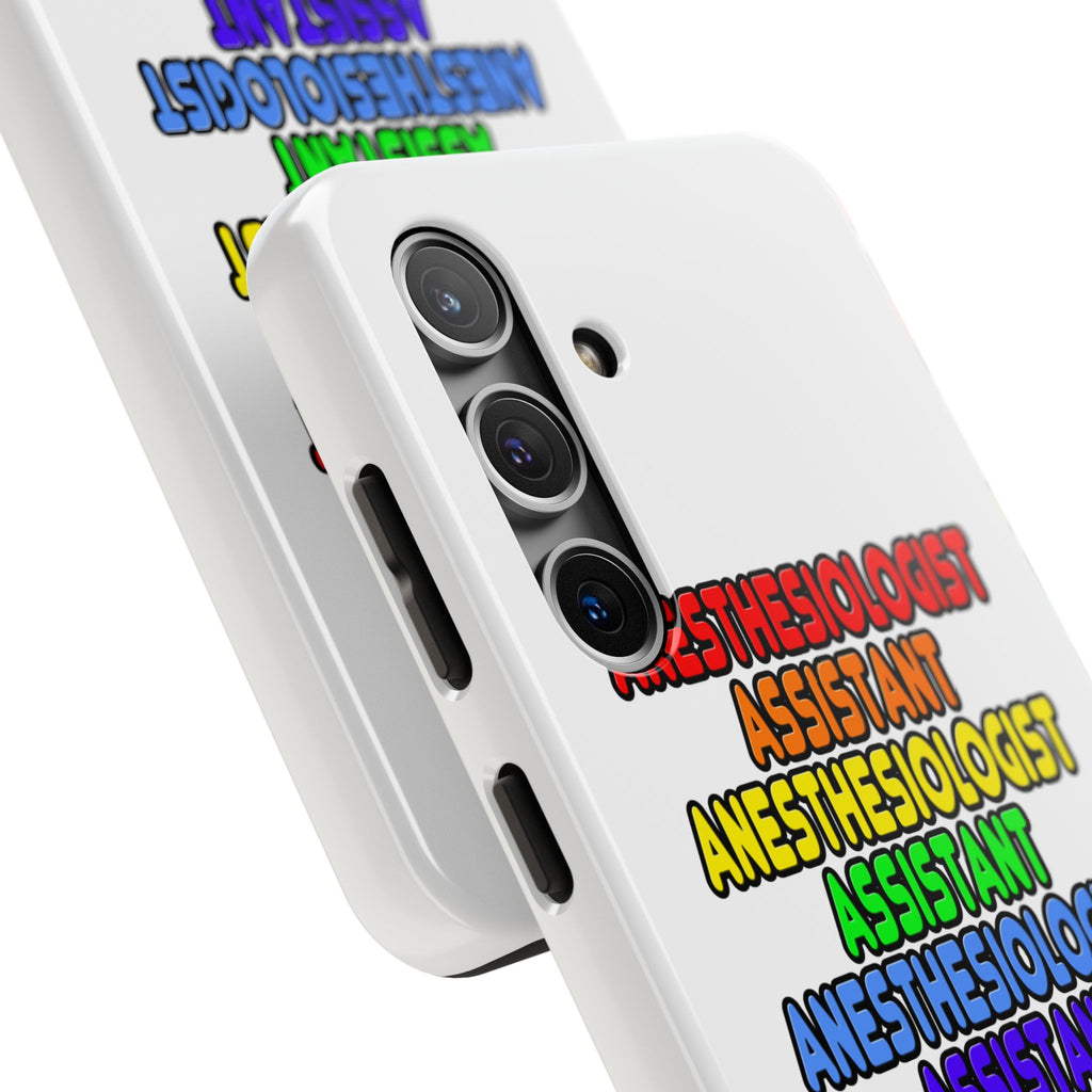 Rainbow Anesthesiologist Assistant - Tough Phone Cases