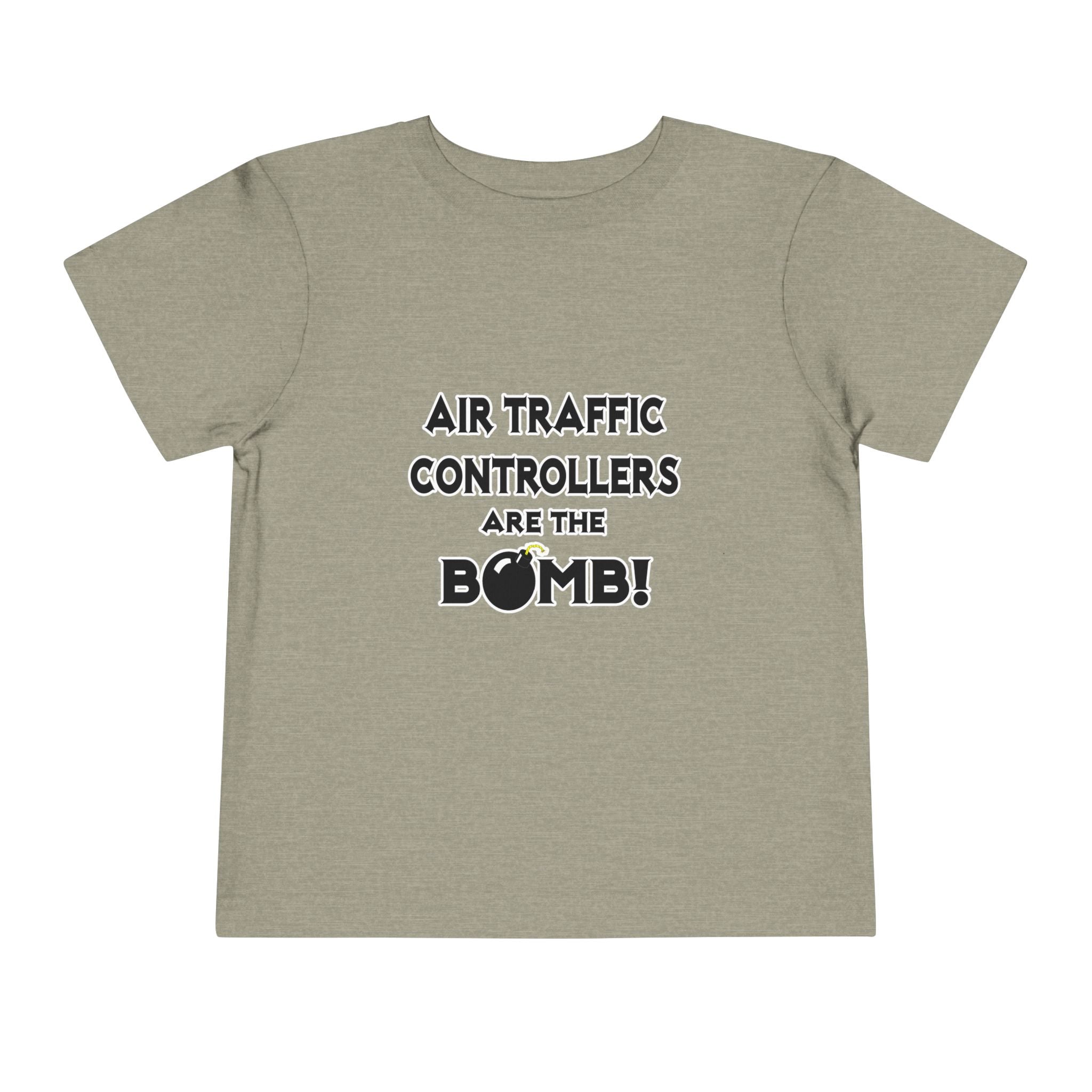 Air Traffic Controllers Are The Bomb! - Toddler Short Sleeve Tee