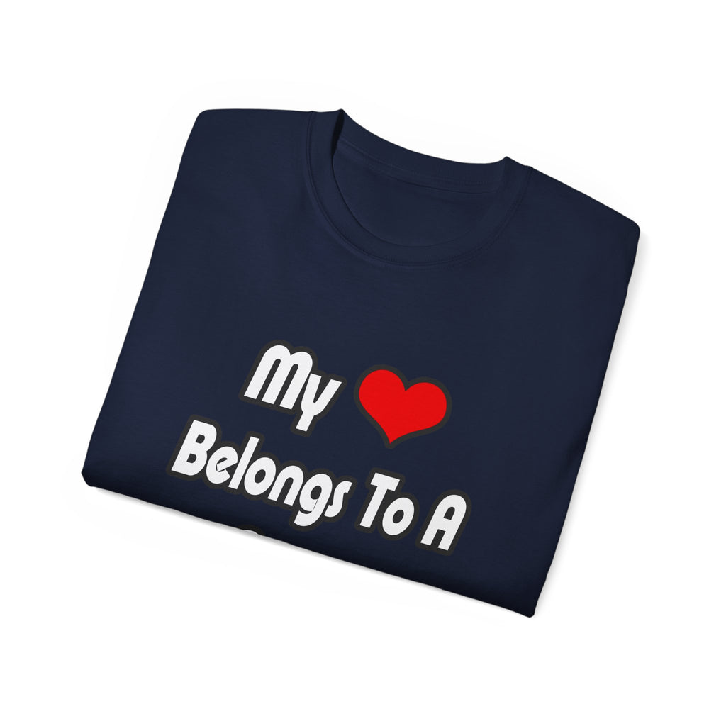 My Heart Belongs To A Doctor - Unisex Ultra Cotton Tee